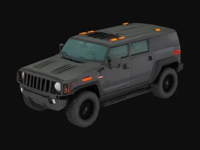 3D model for Hummer ultra realista