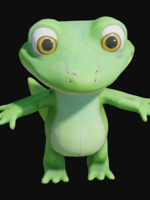 3D model for Friendly Gecko Adventure