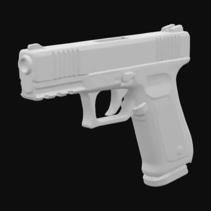3D model for Glock 19 gun