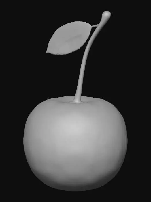 3D model for cherry, red
