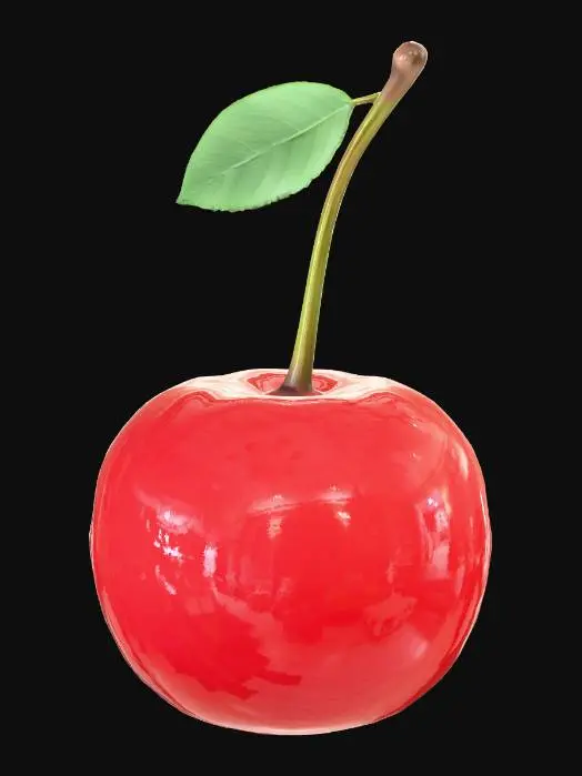 3D model for cherry, red