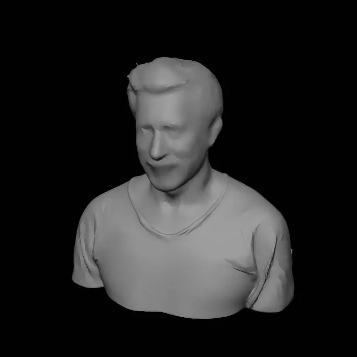 3D model for Casual Portrait in Neutral Tones