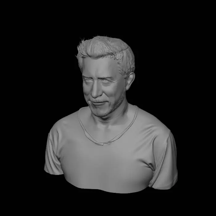 3D model for Casual Portrait in Neutral Tones