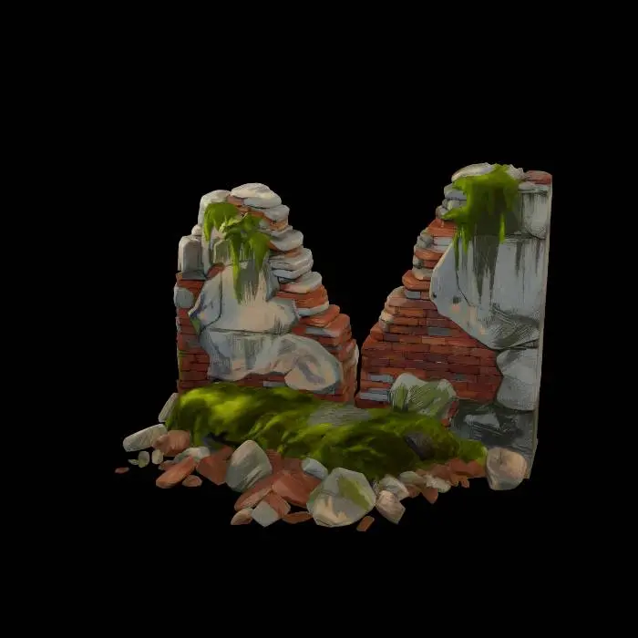 3D model for Ruin Fragment