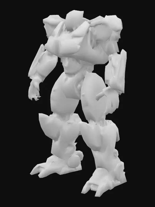 3D model for Giant Pacific Rim mech