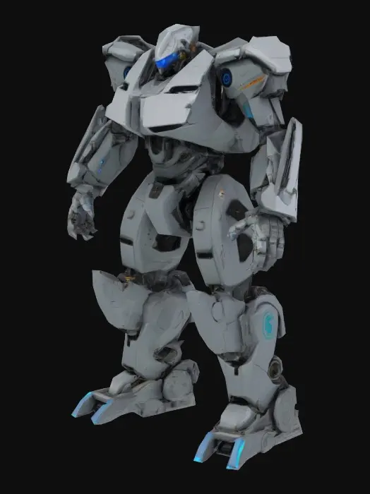 3D model for Giant Pacific Rim mech
