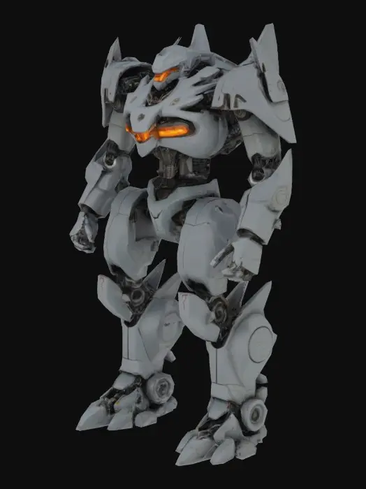 3D model for Giant Pacific Rim mech evil