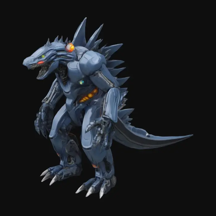 3D model for biomechanical pacific rim kaiju