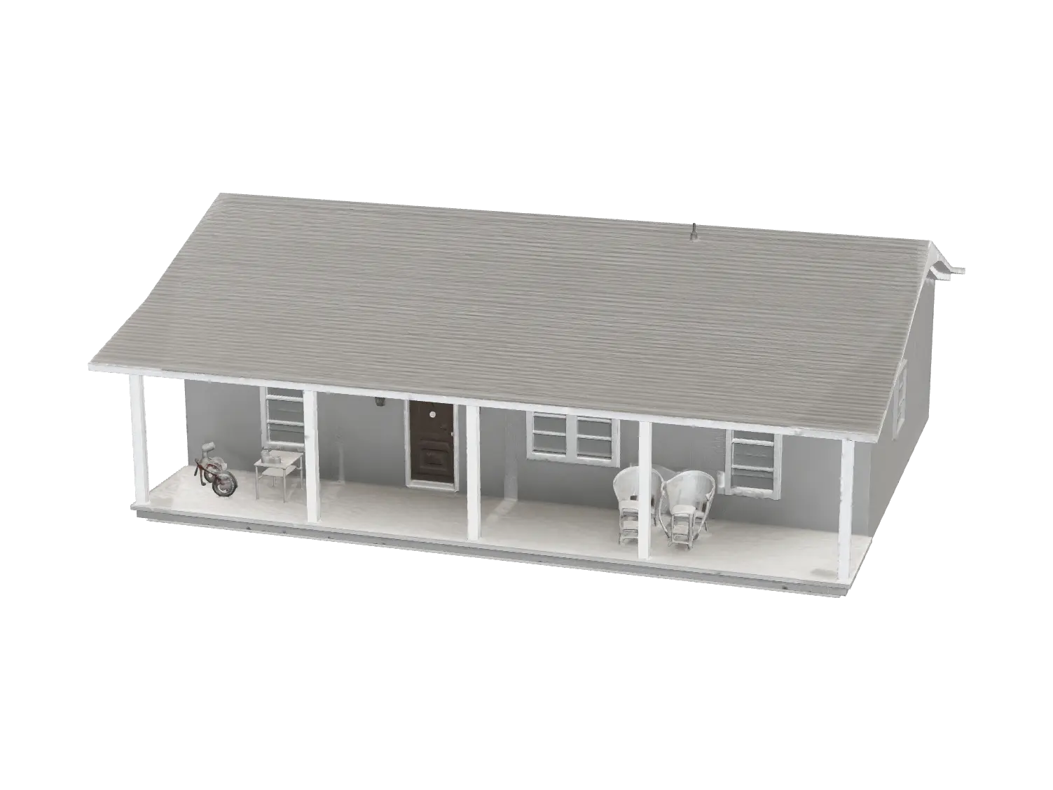 Will Byers House - Demogorgon 3D model, vytvořený pomocí AI