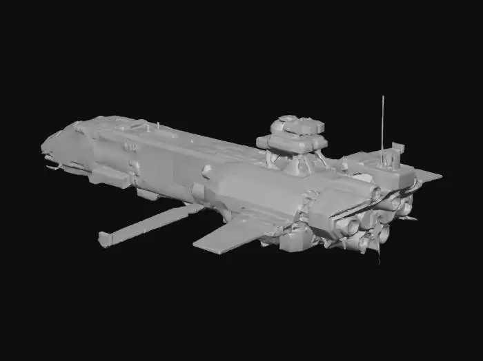 3D model for Galactic Medivac Cruiser