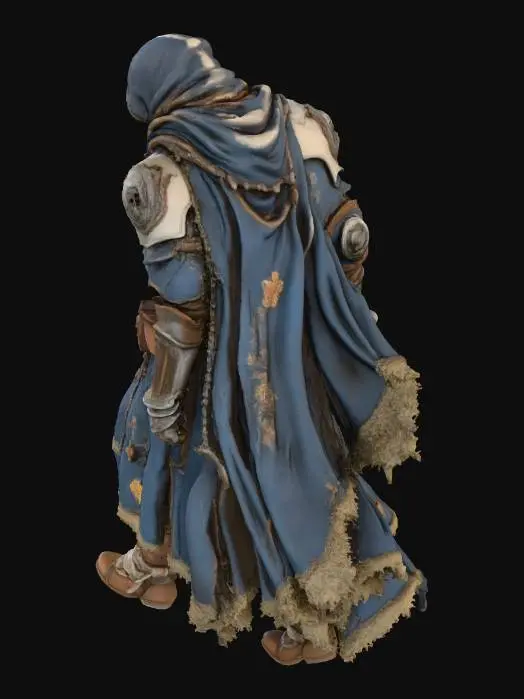 3D model for Medieval Wanderer
