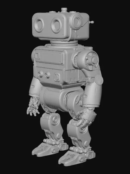3D model for Retro Bot Explorer