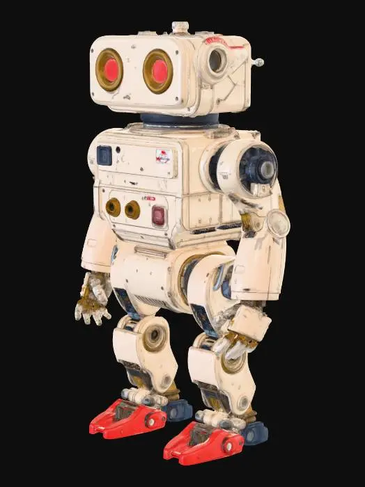 3D model for Retro Bot Explorer