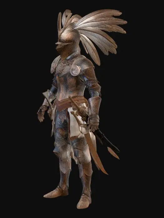 3D model for Plumed Iron Knight
