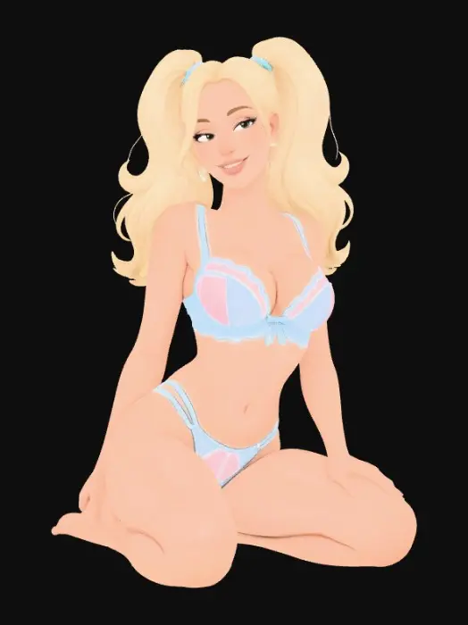 3D model for Blue Lace Boudoir