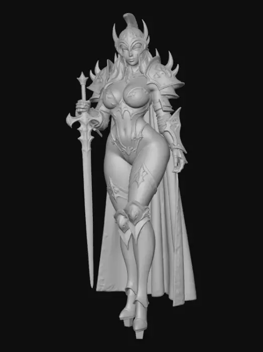 3D model for Sexy Moonblade Valkyrie