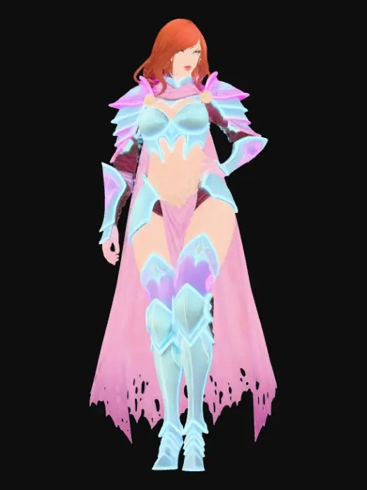 3D model for Luminous Valkyrie of the Forest