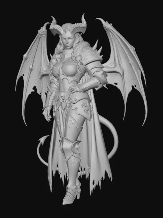 3D model for Succubus Queen