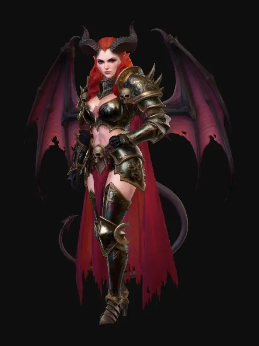 3D model for Succubus Queen
