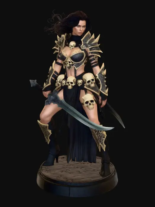 3D model for Skullbound Valkyrie