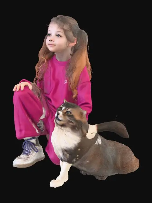 3D model for Friendship in Pink