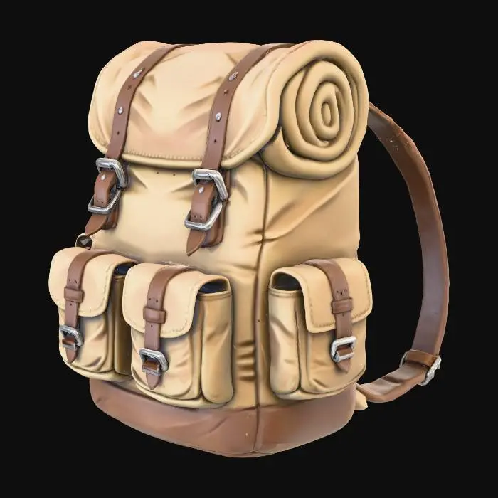3D model for Wanderer's Pack