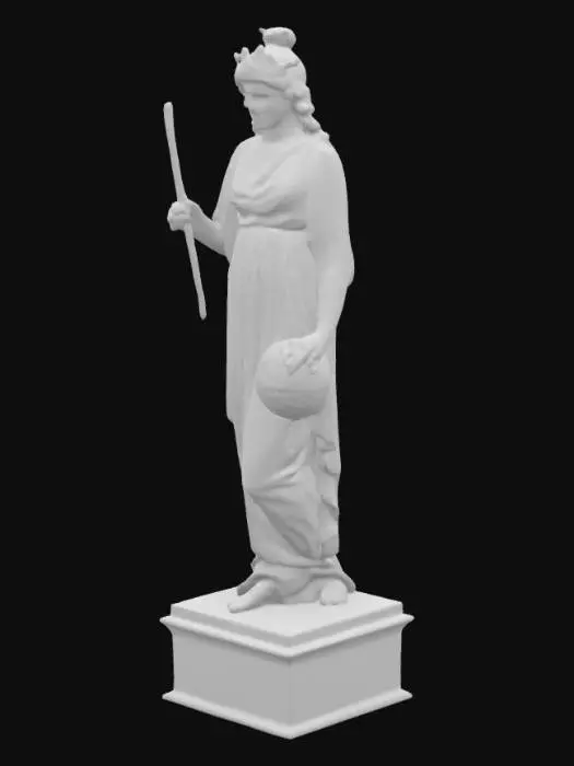 3D model for Athena Greek goddess
