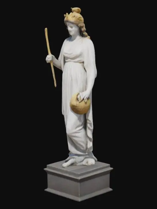 3D model for Athena Greek goddess
