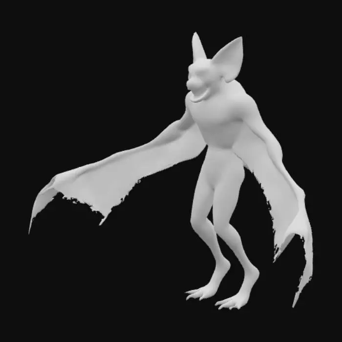 3D model for Bat Creature