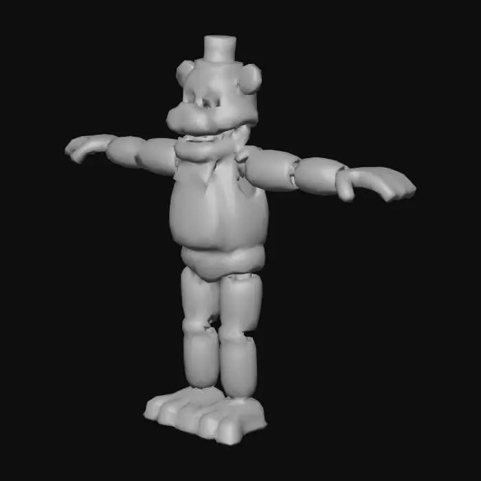 3D model for Freddy Fazbear