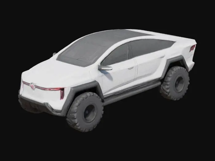 3D model for Tesla cybertruck