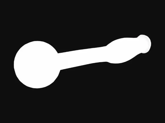 3D model for meth pipe