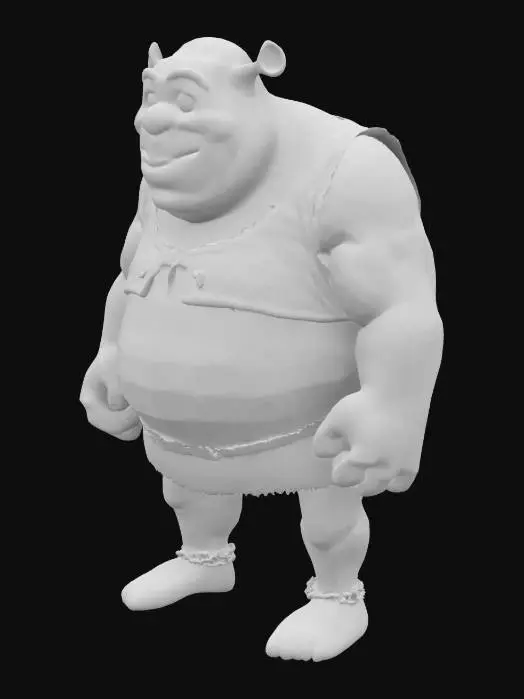 3D model for shrek very high detail model exact model from the movies