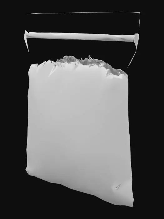 3D model for Baggie of cocaine