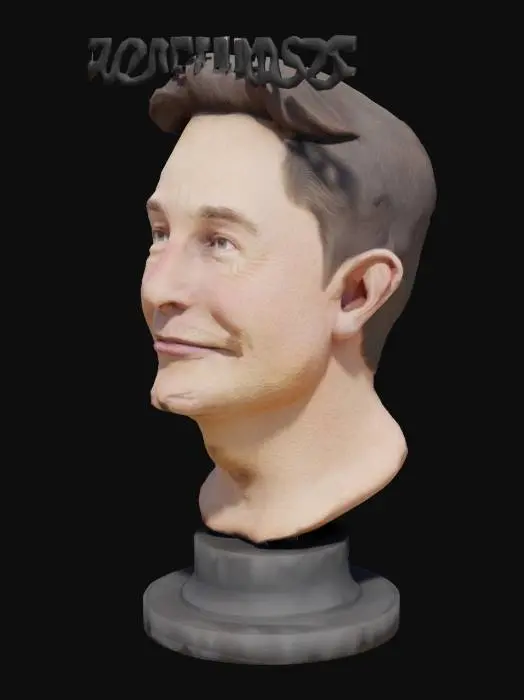 3D model for Elon musk