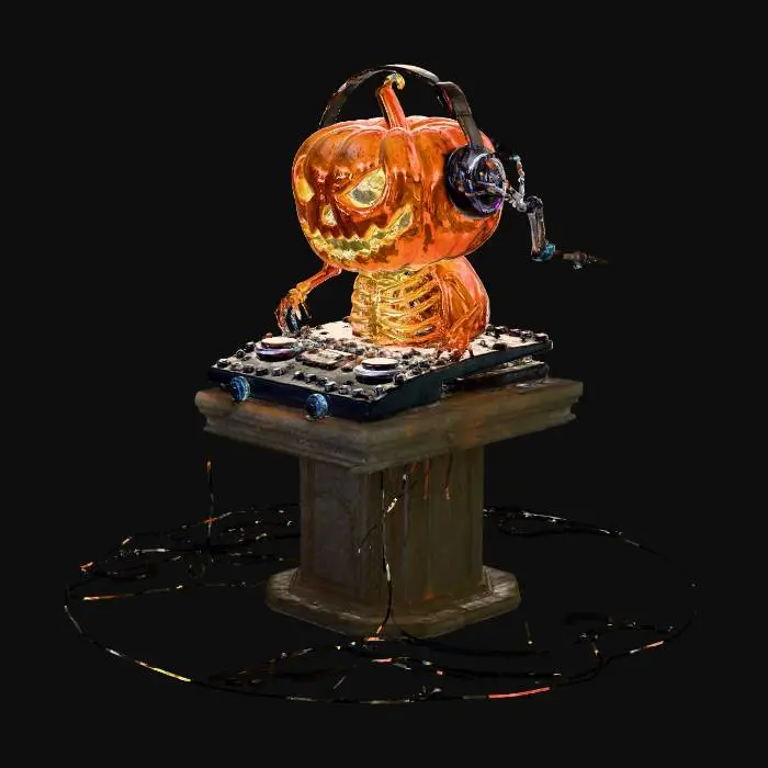 3D model for Pumpkin DJ Spooktacular