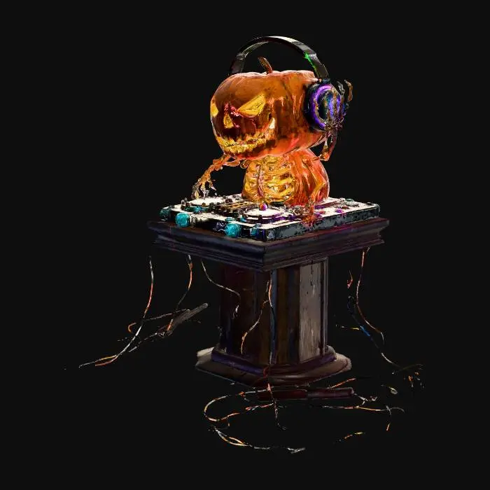 3D model for Pumpkin DJ Spooktacular