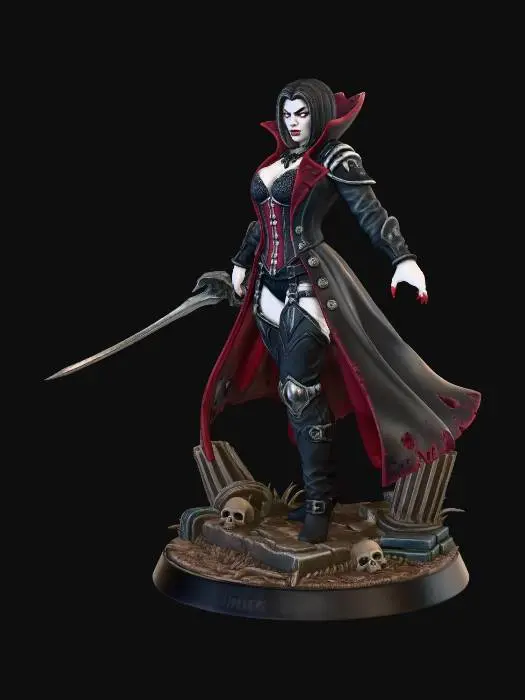 3D model for Moonlit Crimson Vanguard