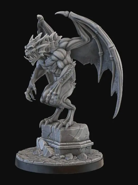 3D model for Stone Gargoyle Sentinel