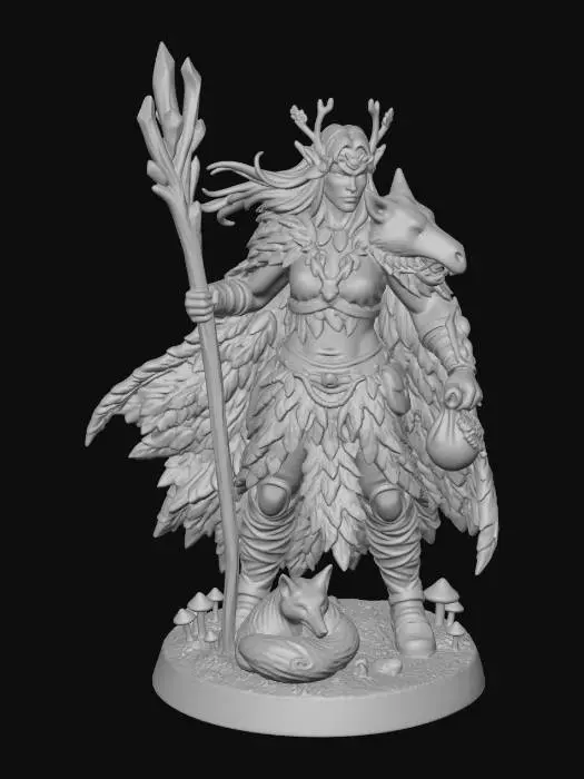 3D model for Grovewarden of the Emerald Court