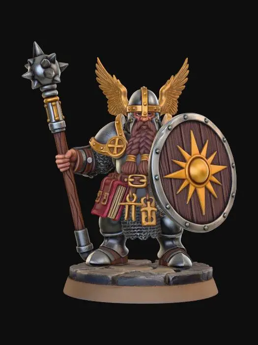 3D model for Dwarven Sunshield Sentinel