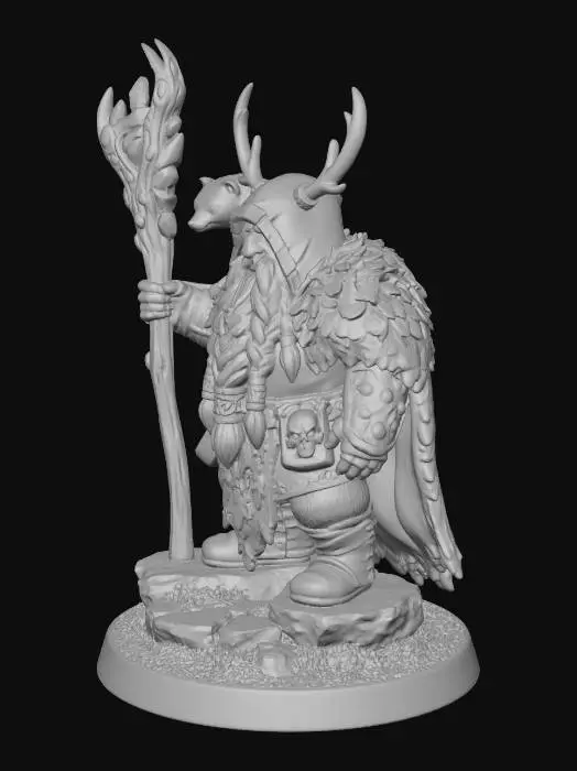 3D model for Dwarf_Druid_modified