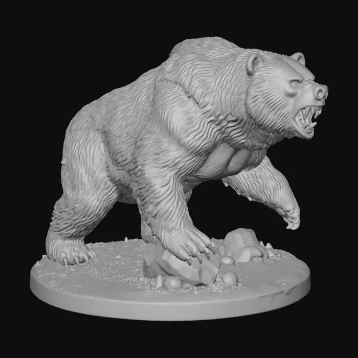 3D model for Angry Grizzly
