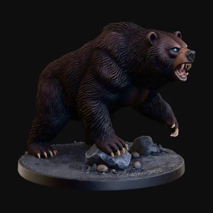 3D model for Angry Grizzly