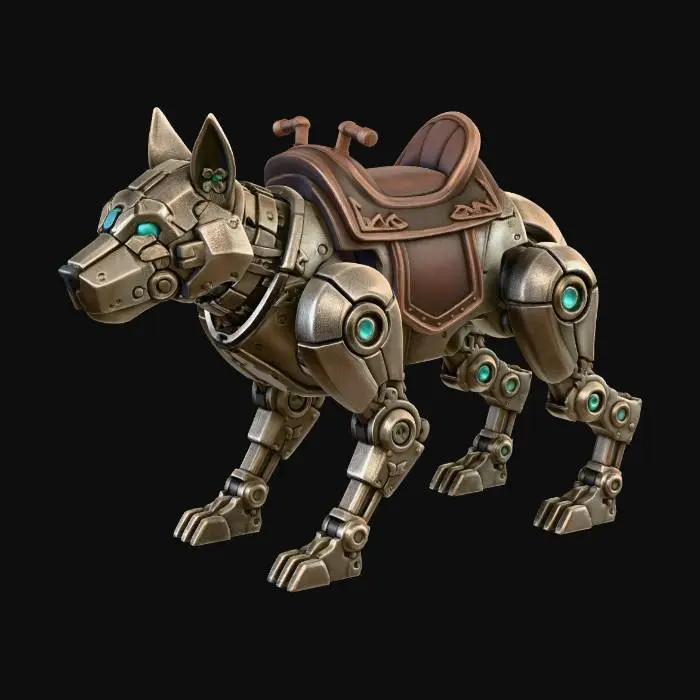 3D model for Clockwork Hound