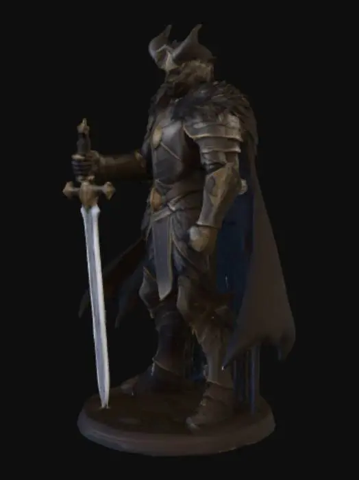 3D model for Warrior of the Abyss
