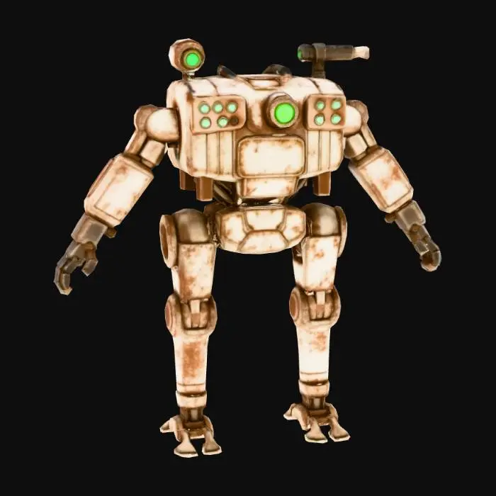 3D model for Rusty Guardian