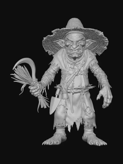 3D model for #Thanksgiving#,Goblin Harvester