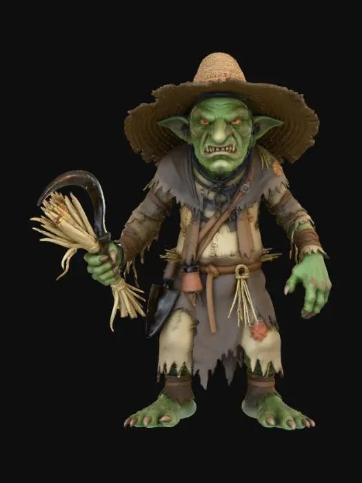 3D model for #Thanksgiving#,Goblin Harvester