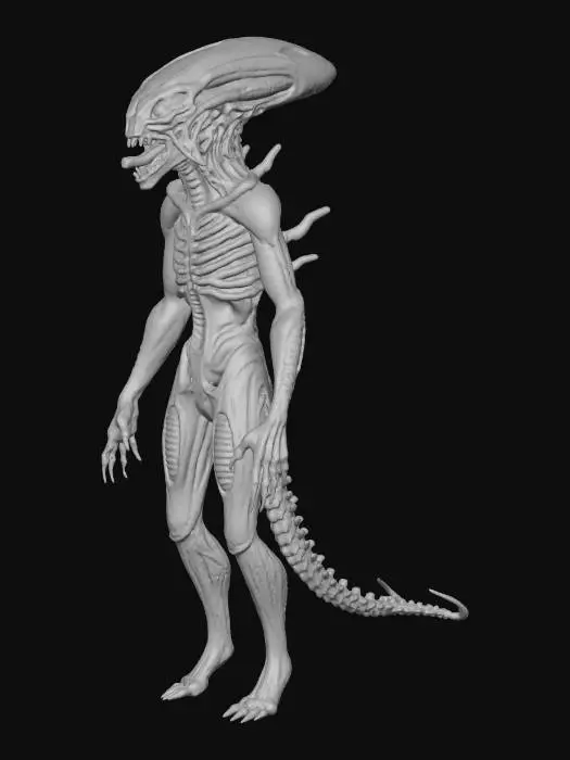 3D model for Alien Bioform